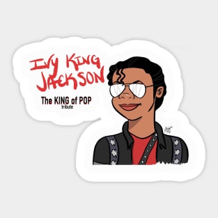 Ivy King Jackson (The King Of Pop Tribute) Store Sticker